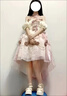閃動少女（SHANDONGSHAONV）洛麗塔lolita春秋漸變粉輕花嫁鏤空前短后長細(xì)閃裙蓬蓬重工公主裙 漸變色+裙撐 【熱賣】 S 【建議80-95斤】 曬單實(shí)拍圖