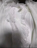 微光里針織吊帶背心女夏季絕美純欲蕾絲花邊清純小白花短款無(wú)袖外穿上衣 白色 均碼 【建議70-120斤】 曬單實(shí)拍圖