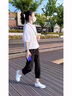 可茵（Keyin）休閑褲女裝套裝2025年夏季新款小個子溫柔風(fēng)獨特休閑襯衫褲子女 襯衫+褲子 M 曬單實拍圖