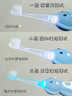 brushbaby兒童專用電動牙刷兩歲3歲6歲12歲以上定時保護(hù)軟毛聲波磁吸充電 大象款【2年質(zhì)?！?主機(jī)+3刷頭 曬單實拍圖