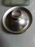 鈦途（TITO TITANIUM）純鈦蓋碗戶外露營(yíng)泡茶器便攜式雙層防燙茶器具泡茶壺小茶壺水壺 蓋碗-大+2茶碗-冰花鈦色 曬單實(shí)拍圖