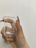 威爾基燒杯玻璃小量杯10ml毫升計(jì)量杯食品級嬰兒喝藥沖藥量杯25ml帶刻度 玻璃量杯-50ml（50毫升） 曬單實(shí)拍圖