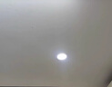 歐普照明（OPPLE)LED筒燈照明嵌入式客廳天花燈過道5w孔燈7w9w三色變光 銀邊款-白光 3W-適用開孔7-9CM 曬單實拍圖