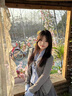 衣品元木耳邊條紋假兩件襯衫女韓系收腰2025新款秋季學(xué)院風(fēng)顯瘦針織長(zhǎng)袖 灰藍(lán)色 均碼 （85-120斤） 曬單實(shí)拍圖