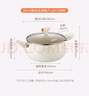 愛(ài)仕達(dá)（ASD）湯鍋不粘鍋湯鍋蒸煮一體家用雙耳煲湯鍋煮面鍋燃?xì)庠铍姶艩t通用 不粘湯鍋+蒸格 22cm 曬單實(shí)拍圖