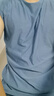 【涼感背心】冰絲背心t恤男士夏季寬松運動健身速干無袖坎肩薄 純藍【蝴網(wǎng)點桿背心】 XL 【建議115-130斤】 曬單實拍圖