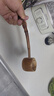 KAKV日式舀水勺長(cháng)柄分茶勺竹制茶勺竹水瓢水勺竹茶具配件茶道零配煮茶 竹根彎柄小茶勺 曬單實(shí)拍圖