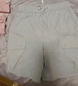 森馬（Semir）[商場同款]休閑褲女涼感寬松短褲2025新款夏防曬工裝褲酷颯風 風信紫70639 XL 曬單實拍圖