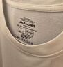 杰克·瓊斯（JACK&JONES） 春季新款日常簡(jiǎn)約百搭多色LOGO刺繡圓領(lǐng)短袖T恤男款225101031 曬單實(shí)拍圖