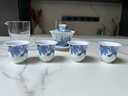 陶溪川新中式景德鎮(zhèn)陶瓷功夫茶具套裝家用客廳辦公會(huì)客蓋碗茶杯公道整套 深林物語(yǔ)6頭茶具套裝 曬單實(shí)拍圖