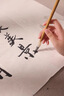 玉水湖聽雪毛筆專業(yè)級書法專用狼羊兼毫中號中楷楷書行書隸書寫歐陽詢初學者臨摹練習入門兼毫筆高檔湖筆 聽雪 狼羊兼毫 曬單實拍圖