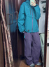 IZEXX美式戶(hù)外男士沖鋒工裝防潑水山系傘兵寬松運(yùn)動(dòng)休閑褲IZ92草甸紫L 曬單實(shí)拍圖