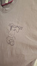 芬騰可安（FENTENGCARE）女士睡衣女帶胸墊夏季純棉圓領(lǐng)套頭短袖七分褲休閑可外穿家居服Q3 曬單實拍圖