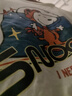 史努比（SNOOPY）男女童短袖t恤牛仔褲兩件套兒童短袖套裝  白色宇航+深藍(lán)太空 120 曬單實(shí)拍圖
