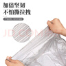 AKBK垃圾袋加厚中大號平口60*80cm*75只家用廚房手提式一次性塑料袋 曬單實(shí)拍圖