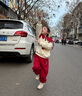 G.DUCKKIDS小黃鴨哪吒兒童服裝女童春裝套裝2025新款女寶寶好看春季衣服 紅色 110 (建議98-105cm 3-4周歲） 曬單實(shí)拍圖