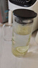 潤(rùn)華年高顏值防炸冷水壺耐高溫玻璃涼水壺大容量家庭客廳水具白開(kāi)水單壺 1449ml 煙灰單壺 曬單實(shí)拍圖