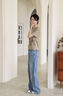 Calvin KleinJeans【復(fù)刻90系列】25春夏女士ck淺色復(fù)古直筒牛仔褲47B908G W99-牛仔淺藍(lán) 27 曬單實拍圖