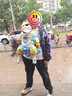 G.DUCKKIDS嬰兒春裝連帽衣服外出寶寶春秋連體衣哈衣外出服外套爬服 果綠色 80cm 80 建議體重15-20斤 曬單實拍圖