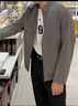 柒牌【商務立領茄克】男裝2025秋季新品夾克時尚潮流外套 卡其 XL 曬單實拍圖