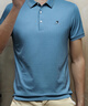 皮爾卡丹（pierre cardin）夏季新款冰絲棉男士繡標(biāo)翻領(lǐng)短袖T恤中年商務(wù)休閑時(shí)尚Polo杉男 白色 M 【建議100-120斤】 曬單實(shí)拍圖