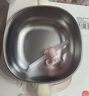 樂(lè)扣樂(lè)扣嬰兒輔食碗寶寶吃飯吸盤(pán)碗帶蓋手柄碗兒童餐具不銹鋼吸管喝粥小碗 曬單實(shí)拍圖