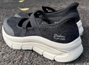 斯凱奇（Skechers）七夕禮物閃穿單鞋女士夏季百搭一腳蹬淺口瑪麗珍平底休閑鞋159286 曬單實拍圖