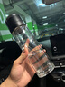 煦凜日本玻璃杯子水杯車載一鍵開蓋茶水分離耐熱防爆耐高溫大容量帶蓋 排氣閥設計/漆面升級磨砂黑400ml【高硼硅玻璃】 曬單實拍圖