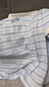 davebella戴維貝拉男童套裝兒童夏裝運(yùn)動(dòng)套裝男寶寶帥氣小紳士套裝DBH13656藍(lán)色條紋120cm 曬單實(shí)拍圖