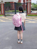 木允瑤小學(xué)生兒童書(shū)包三到六減負女童護脊一年級女孩女生大容量2025新款 【3D護脊背墊】小號粉色玲娜貝爾 (1-2年級) 【掛飾+徽章+卡片+手表】 曬單實(shí)拍圖
