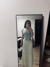 浪莎半身裙女夏季法式蕾絲碎花包臀魚尾裙高腰垂感遮肚子顯瘦裙子 曬單實拍圖