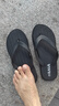 昌祥回力官方聯(lián)名夏季人字拖男士防滑防臭夾腳沙灘涼拖鞋情侶ins潮橡膠軟 黑色 40 (標準運動(dòng)鞋碼) 曬單實(shí)拍圖