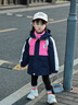 G.DUCKKIDS兒童沖鋒衣三合一可拆卸女童外套秋冬款2024新款加厚女寶寶上衣 藏青色外套+內(nèi)里 120 cm 曬單實(shí)拍圖