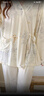鉑吶苓月子服夏季薄款產(chǎn)后哺乳睡衣孕婦和服喂奶家居服套裝透氣 月子服【蝴蝶和服】 XL碼(130-150斤) 曬單實拍圖