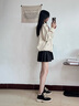 環(huán)球厚底馬丁靴女秋季2025新款戶外登山工裝女鞋黑色短靴 黑色 39 曬單實拍圖
