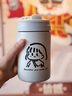 可愛雙飲保溫杯禮物學(xué)生高顏值情侶水杯便攜吸管杯子2025新款小眾 白色雙飲款保溫杯女孩款500ml 單杯 曬單實拍圖