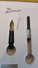 畢加索（pimio）鋼筆禮盒墨水套裝 簽字筆雙筆尖0.5mm0.7mm成人學(xué)生練字筆美工筆T717亮黑金夾 曬單實(shí)拍圖