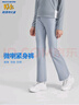 Skechers斯凱奇兒童喇叭褲女童緊身高腰夏季防曬兒童高彈運(yùn)動褲P323G052 曬單實(shí)拍圖