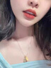 老鳳祥好事花生純銀項(xiàng)鏈女和田玉吊墜新中式生日七夕情人節(jié)禮物送女朋友 當(dāng)/次日達(dá)【經(jīng)典品牌禮盒】項(xiàng)鏈 曬單實(shí)拍圖