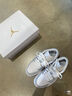 adidas情侶款復(fù)古風(fēng)梭織立領(lǐng)夾克外套男女阿迪達(dá)斯官方三葉草 亮白 XS 曬單實(shí)拍圖