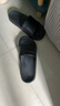 LURAD拖鞋男女情侶軟底外穿室內(nèi)防滑洗澡厚底涼拖家居拖鞋 黑色 42-43 曬單實(shí)拍圖