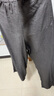 無印良品（MUJI）女式 無側(cè)縫楊柳紗織五分袖睡衣 家居服25年夏季女款套裝女裝 煙熏藍(lán)色 L (上裝165/88A 下裝165/70A) 曬單實(shí)拍圖
