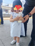 戴維貝拉兒童連衣裙夏裝女童洋氣條紋公主裙寶寶休閑裙子 曬單實拍圖