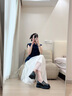 康莉厚底樂福鞋女2025年春季新款復(fù)古百搭粗跟松糕底一腳蹬jk鞋子 甜酷黑 37 (235mm) 曬單實拍圖