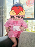 迪迪熊日記（DIDIXIONGRIJI）2件裝女嬰兒衣服夏季薄短袖連體衣純棉新生兒哈衣寶寶公主風夏裝6 短袖(小靚兔+粉色小兔子） 80cm 曬單實拍圖