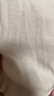 科蒙.博卡2025春夏桑蠶絲新款撞色針織衫女翻領(lǐng)短袖t恤休閑薄上衣 云朵白 L 曬單實拍圖