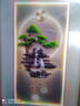 意識形態(tài)流水生財玄關(guān)裝飾畫迎客松入戶正對門掛畫輕奢led燈走廊過道壁畫 E875金框 50*100(建議0.7米-0.8米的墻面) 質(zhì)感滿滿油畫布+環(huán)保邊框 曬單實拍圖