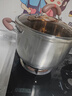 鏗鏘316不銹鋼蒸鍋家用高湯鍋食品級(jí)電磁爐煮鍋煲湯鍋大容量雙耳燉鍋 帶蒸籠款【加厚 316】 28cm 曬單實(shí)拍圖