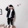 G.DUCKKIDS童裝男童春裝套裝新款漸變兒童服裝男孩外套褲子帥氣大童衣服春秋 白云蘭 120 建議身高110-120cm年齡6-7 曬單實(shí)拍圖