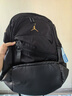 NIKE耐克Jordan籃球男女同款旅行包休閑通勤開學書包大容量電腦雙肩包 黑色/金色29L 曬單實拍圖